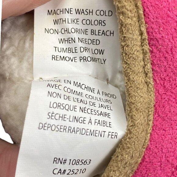 Lazy One Baby Girl Size XS Infant 1-3 Pink and Brown Cowgirl Boots Fizzy Lining - Picture 12 of 14